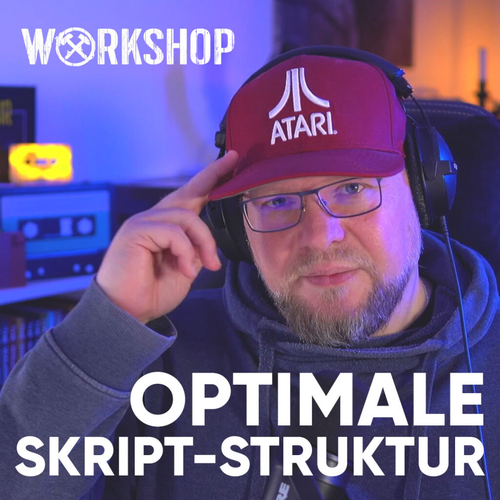 Video Workshop: Die optimale Struktur für dein erstes Hörspiel-Skript